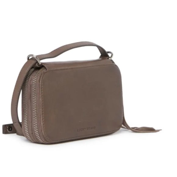 Kaie Convertible Leather Wallet- Lucky Brand- Color: Brown - Picture 3 of 11